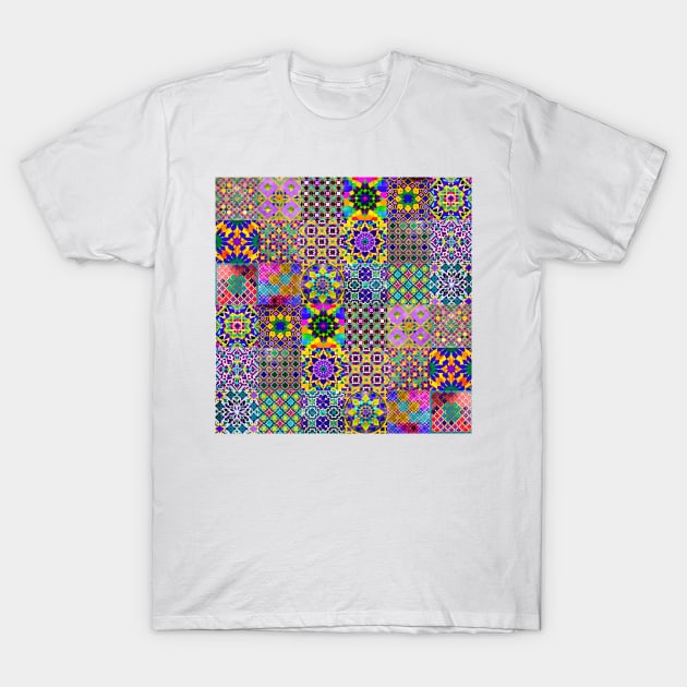 Beautiful Moroccan Tiles T-Shirt by PurplePeacock